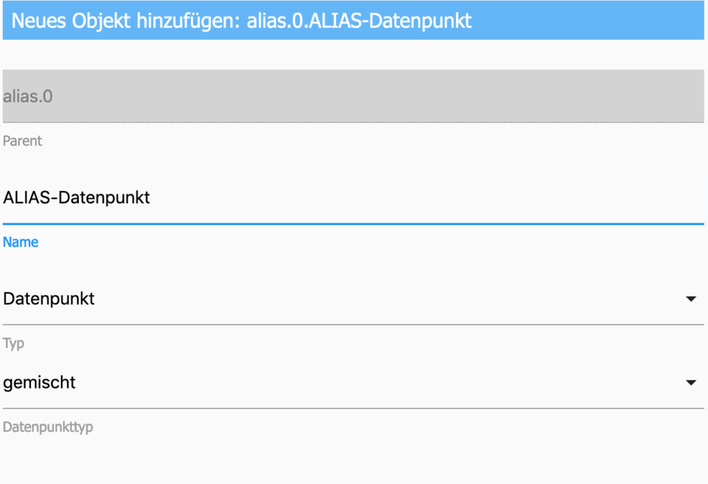 Wie du ohne Installation eines weiteren Adapters einen bestehenden Datenpunkt mit einem Alias-Datenpunkt verknüpfen kannst, erfährst du in diesem Artikel.